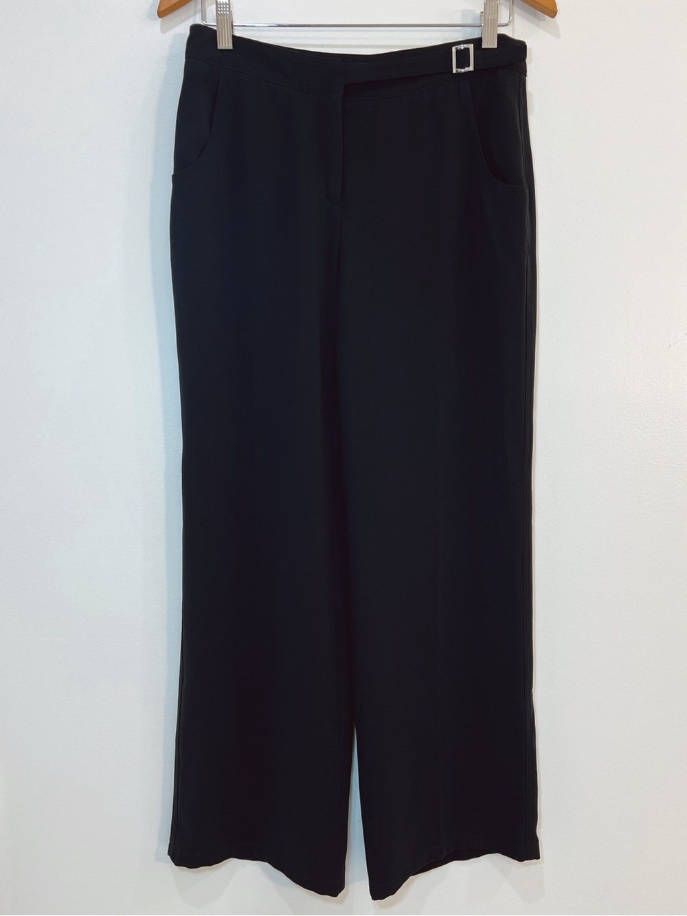 Vintage Y2K Black‎ Belted Armani Collezioni Dress Pant